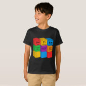 自閉症おもしろい認識要素周期表Che Tシャツ (正面フル)