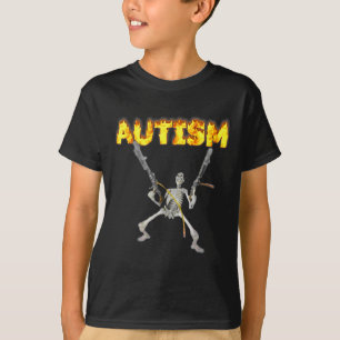 自閉症おもしろい骨格特異ダンクミーム2 Tシャツ