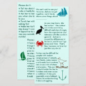 自閉症が一緒になる女の子フラットカード (正面/裏面)