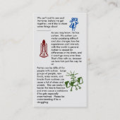 自閉症が男の子の名刺を集める 名刺 (正面)