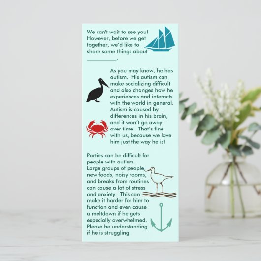 自閉症が男の子フラットカードを集める (スタンド正面)