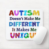 自閉症が私をユニーク作る マウスパッド (マウス)