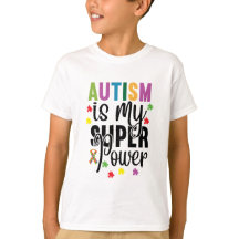 自閉症すごいは私のパワーキッドTシャツ