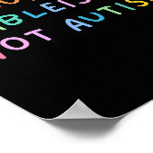 自閉症ではない自閉症を治療する意識 ポスター (角)