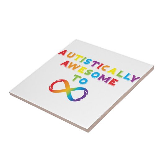 自閉症でも最高∞ タイル (側面)