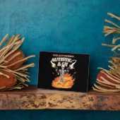 自閉症でゲイのスケルトン 面白い自閉症啓発 フォトプラーク (側面)