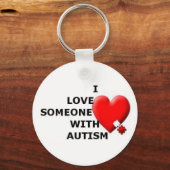 自閉症で愛する キーホルダー (正面)