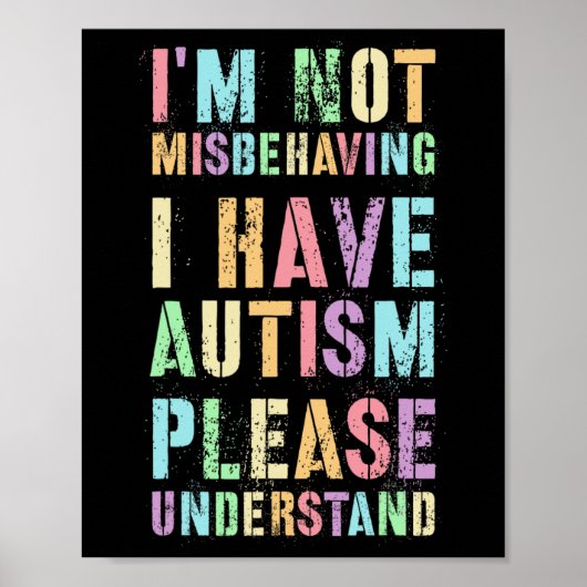 自閉症で過ごす事は悪くないの ポスター (正面)
