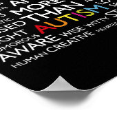 自閉症というより自閉症 ポスター (角)