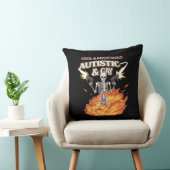 自閉症とゲイ骨格おもしろい自閉症の認識 クッション (椅子)