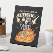 自閉症とゲイ骨格おもしろい自閉症の認識 台座サイン (インサイチュ)