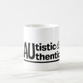 自閉症と本物 コーヒーマグカップ (中央)