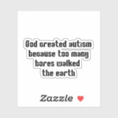 自閉症と神 シール (シート)