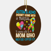 自閉症とAdhdは手来動でも使用でき来ない セラミックオーナメント (右)