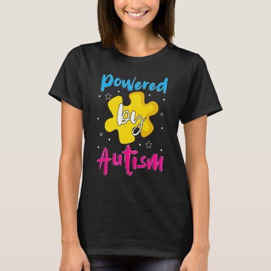 自閉症によって動く Tシャツ (正面)