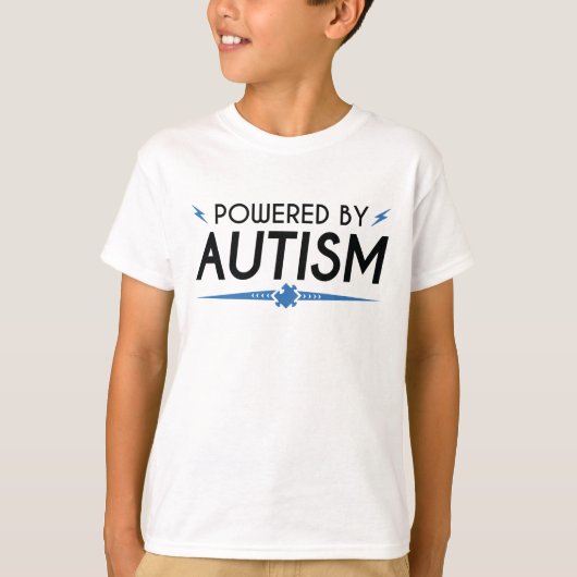 自閉症によって動く Tシャツ (正面)