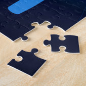 自閉症に光を当てる ジグソーパズル (側面)