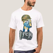 自閉症に対して立ち上がろう者 Tシャツ (正面)