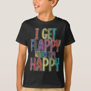 自閉症に対する意識が高いとフラピーになるジョイスフ Tシャツ