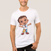 自閉症に対する意識のお祝い» トライブレンドＴシャツ (正面)