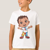 自閉症に対する意識のお祝い» Tシャツ (正面)