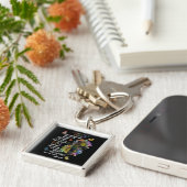 自閉症に対する意識イエス想像の信仰にのみ キーホルダー (側面)