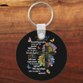 自閉症に対する意識イエス想像の信仰にのみ キーホルダー (正面)