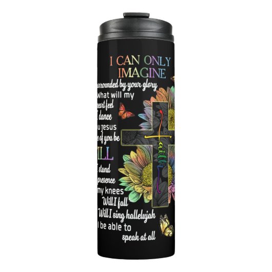 自閉症に対する意識イエス想像の信仰にのみ タンブラー (正面)