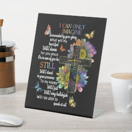 自閉症に対する意識イエス想像の信仰にのみ 台座サイン