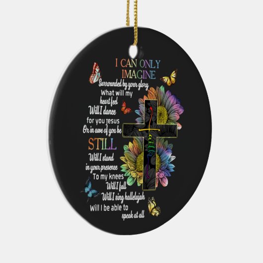 自閉症に対する意識イエス想像の信仰に過ぎない –  セラミックオーナメント (右)