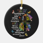 自閉症に対する意識イエス想像の信仰に過ぎない –  セラミックオーナメント (正面)