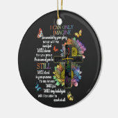 自閉症に対する意識イエス想像の信仰に過ぎない –  セラミックオーナメント (左)