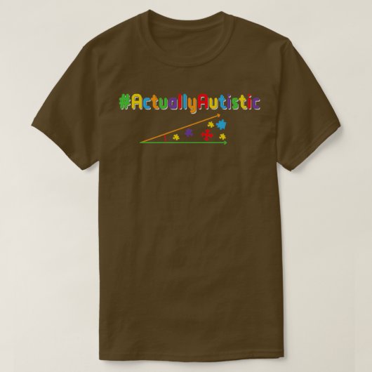 自閉症に対する意識 Tシャツ (デザイン正面)