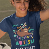 自閉症に対する独自性の認識を維持する Tシャツ