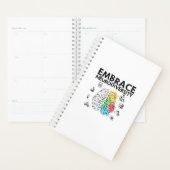 自閉症に対する神経多様性の認識を受け入れる プランナー手帳 (ディスプレー)