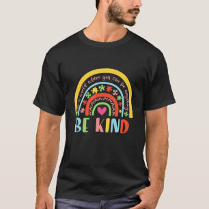 自閉症に対する認識が優しく支持される自閉症5 Tシャツ