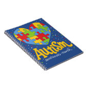自閉症に対する認識の月 ノートブック (右側)