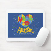 自閉症に対する認識の月 マウスパッド (マウス)