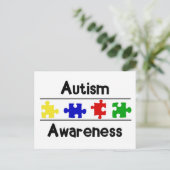 自閉症に対する認識 ポストカード (スタンド正面)