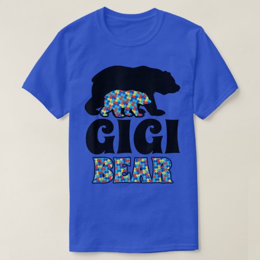 自閉症に対する認識 Tシャツ (デザイン正面)