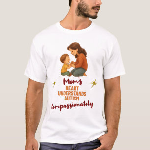 自閉症に慈悲深く寄り添う母の心 Tシャツ