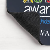 自閉症に関する認識の愛が支持を理解 マウスパッド (コーナー)