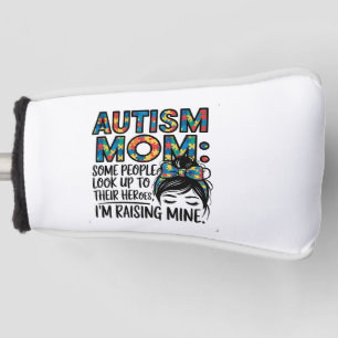 自閉症のお母さんヒーローに憧れる人もいる ゴルフヘッドカバー