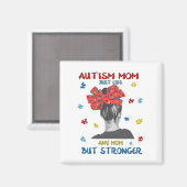 自閉症のお母さん。私は自閉症の母で普通の母親と同じ マグネット (正面/裏面)