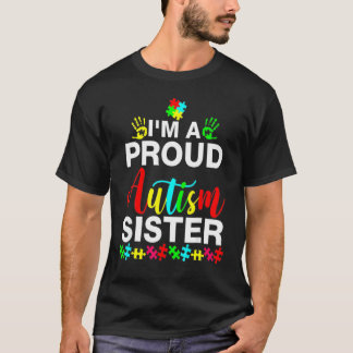 自閉症のきょうだいをもつ女性・少女のハート 私は誇りをもって生きる Tシャツ