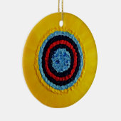 自閉症のためのチームMatthewのヒマワリ セラミックオーナメント (右)