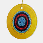 自閉症のためのチームMatthewのヒマワリ セラミックオーナメント (左)