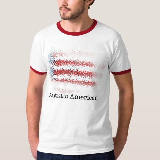 自閉症のアメリカ人 Tシャツ (正面)