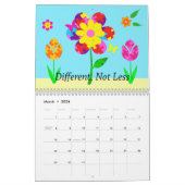 自閉症のカレンダー カレンダー (3月 2026)