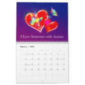 自閉症のカレンダー カレンダー (2月 2026)